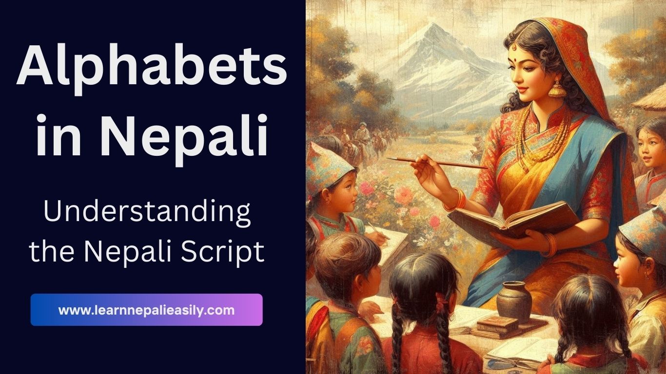 Alphabets in Nepali