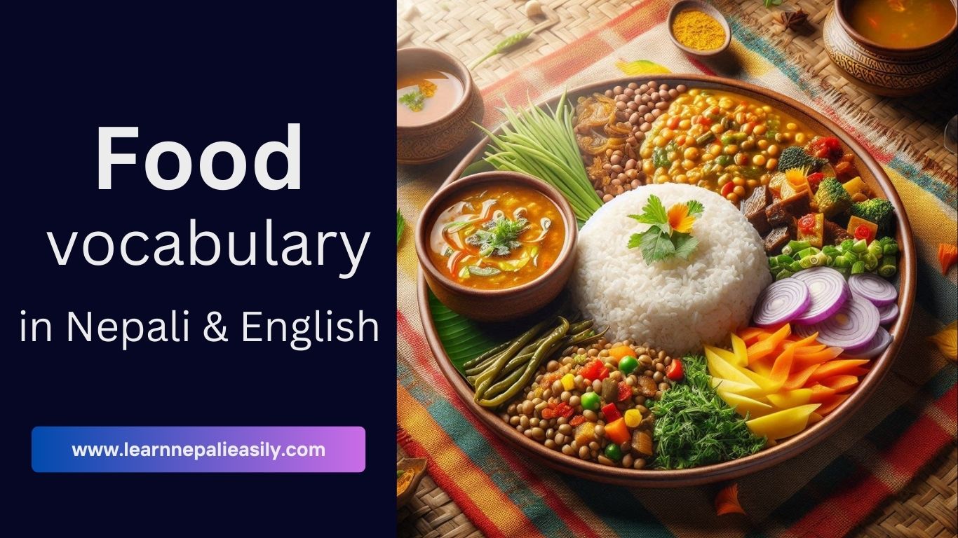 Food vocabulary in Nepali language